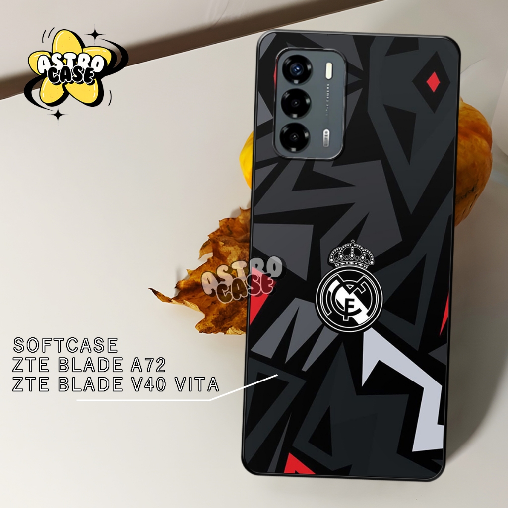 Case V40 Vita - Cassing ZTE Blade V40 Vita / ZTE Blade A72 New Motif Realmadid  - Softcase Motif Ker
