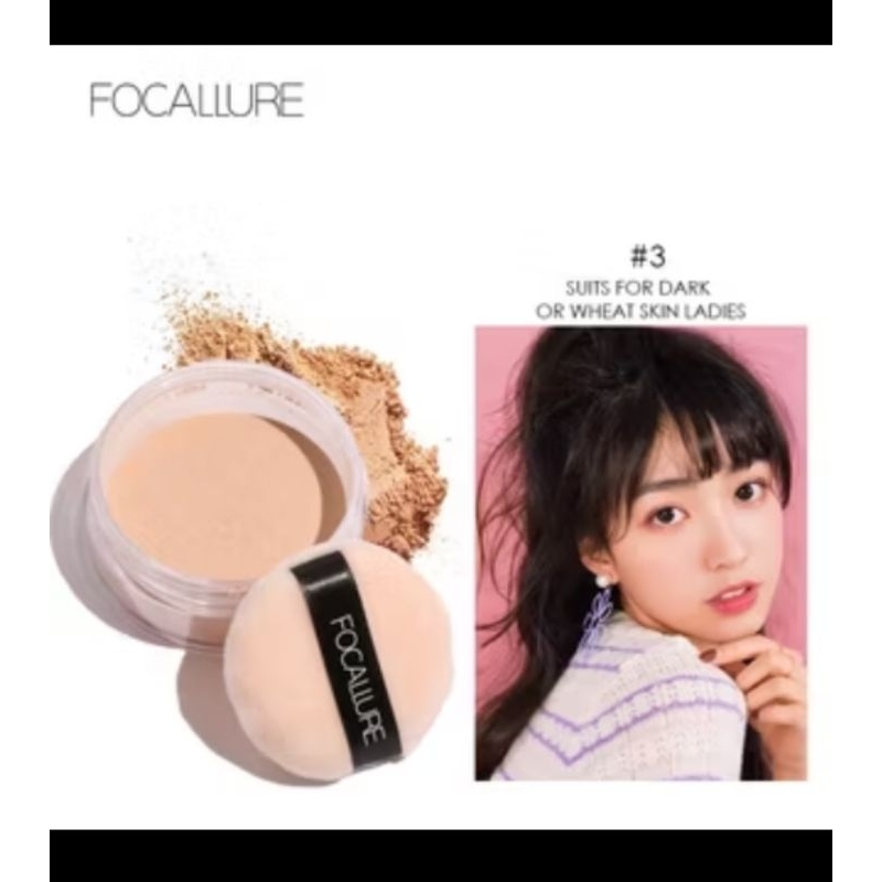 Focallure oil control loose powder