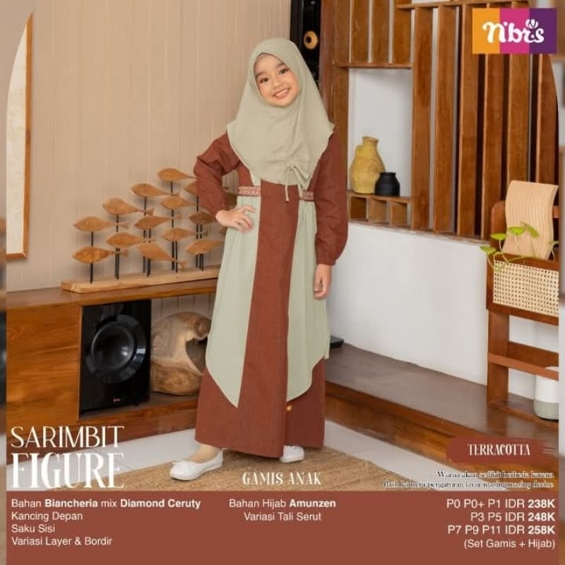 GAMIS ANAK FIGURE NIBRAS SARIMBIT 2022
