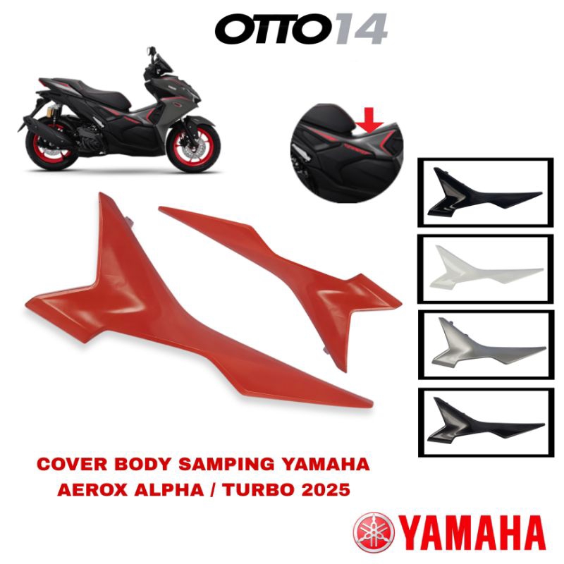 COVER BODY SIDE / BODY SAMPING AEROX TURBO/AEROX ALPHA ORIGINAL Body samping aerox new original