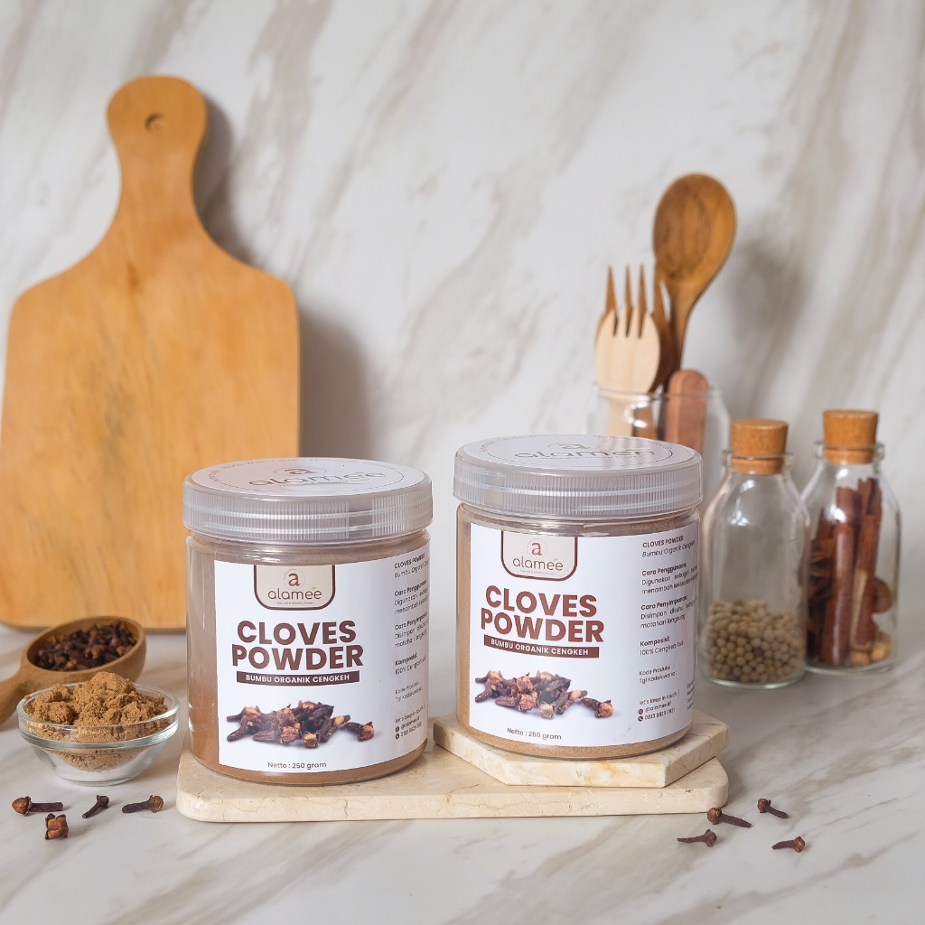 

ALAMEE Bubuk Cengkeh Bumbu Dapur Instan Clove Powder Spice Murni Asli Tanpa Campuran Organik 250gr