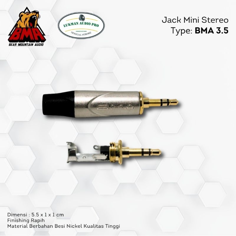 Jack akai mini stereo / Jack hp BMA Original