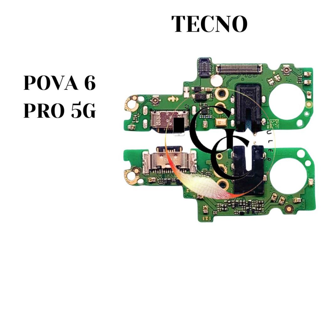Flexible Connector Charger Tecno Pova 6 Pro 5G Flexible Konektor Papan Cas)