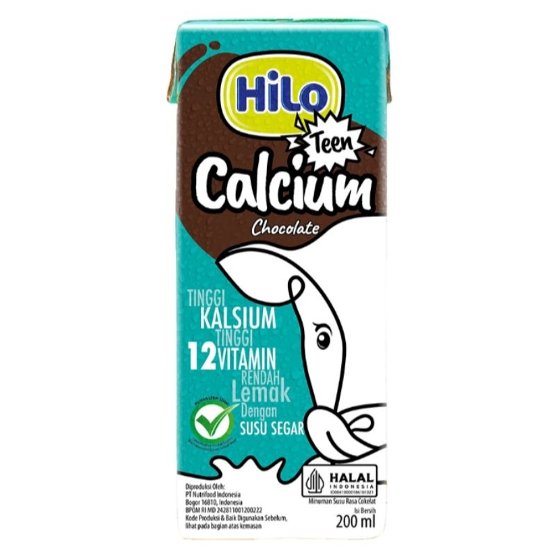 

HiLo Teen Susu UHT Chocolate 200 ml