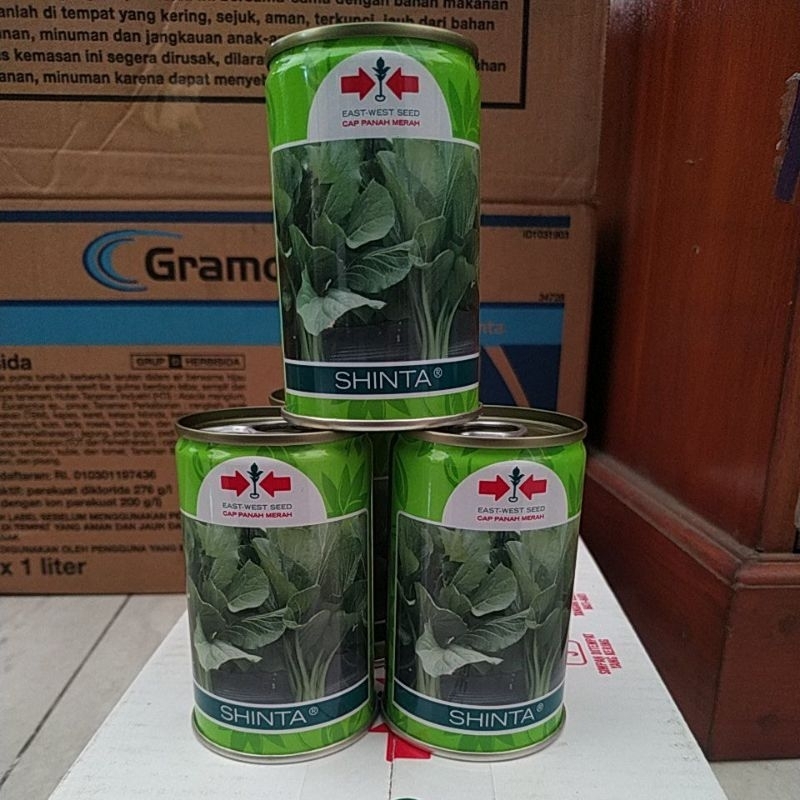 benih sawi SHINTA 100grm  sawi sinta panah merah sawi shinta kaleng