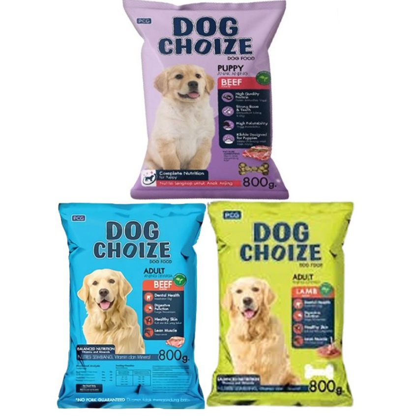 Pakan Makanan Anjing Dog Choize Choise 20Kg 20 Kg Food Beef & Lamb Puppy Adult