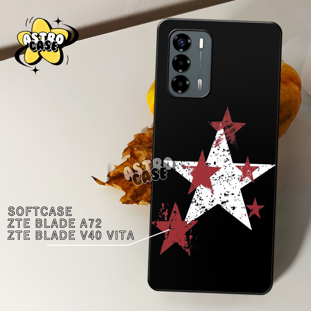 Case V40 Vita - Cassing ZTE Blade V40 Vita / ZTE Blade A72 New Motif bintang keren - Softcase Motif 