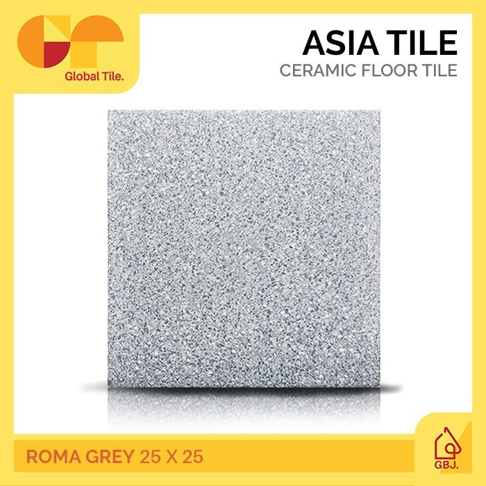 KERAMIK ASIA TILE 25 X 25 ROMA GREY / KERAMIK LANTAI KAMAR MANDI