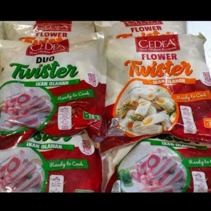 

Cedea Olahan Ikan Flower Twister, Duo Twister