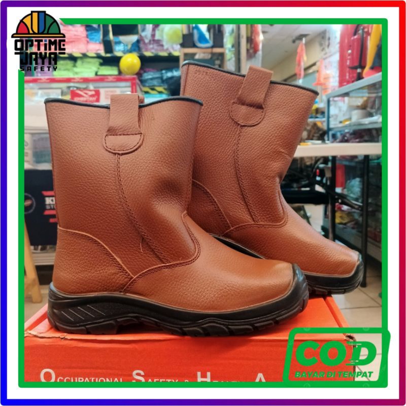 Sepatu Safety Dr. OSHA Nevada Boot - Safety Shoes Dr.OSHA 3398 Coklat