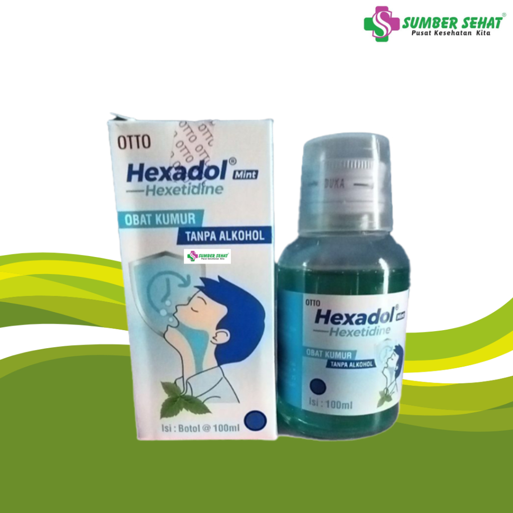 HEXADOL MINT OBAT KUMUR 100 ML