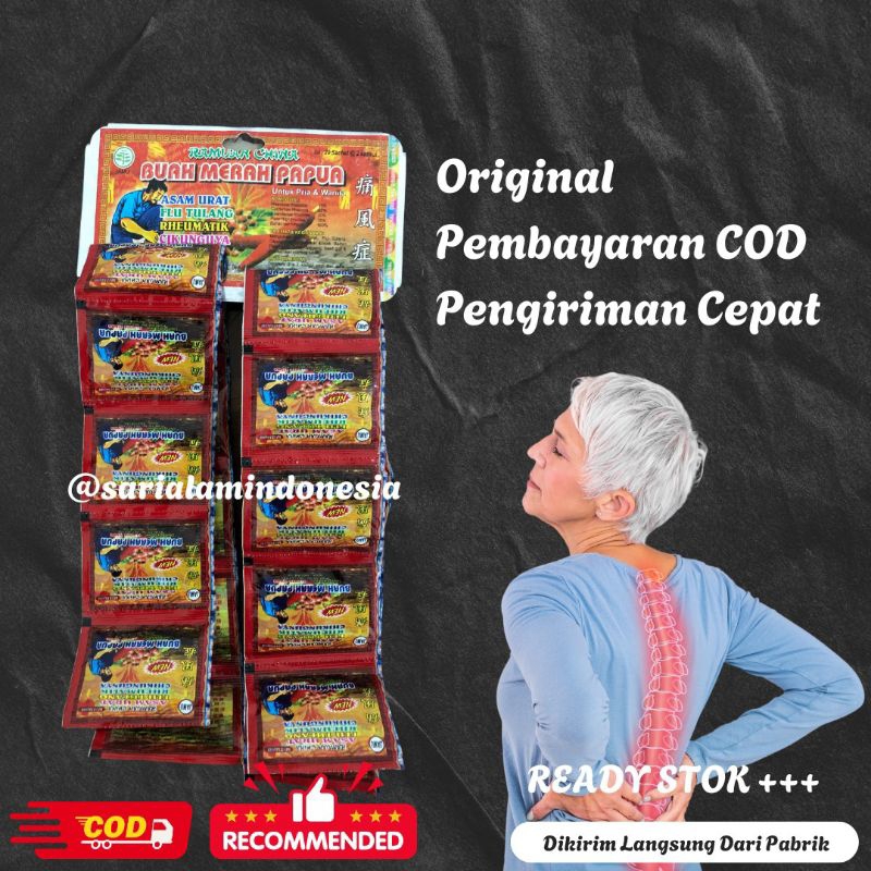 

Ramuan Buah Merah Papua Kapsul Asam Urat