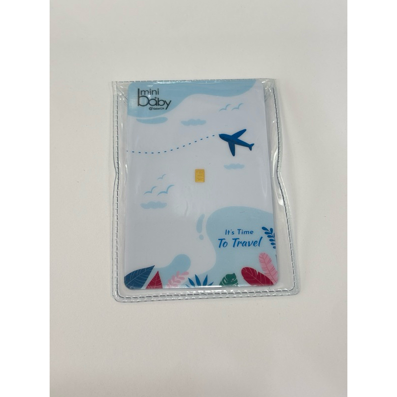 Mini Baby 0.1 Gram GALERI24 PEGADAIAN UBS SNI It’s Time to Travel QR Barcode