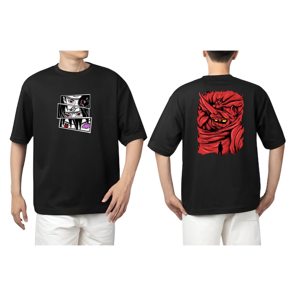 Kaos Distro Pria / Kaos Distro Original / Kaos Pria Wanita / T-Shirt Kaos UCHIHA ITACHI