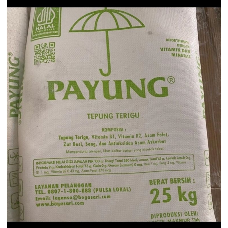 

terigu payung 25 kg bal an
