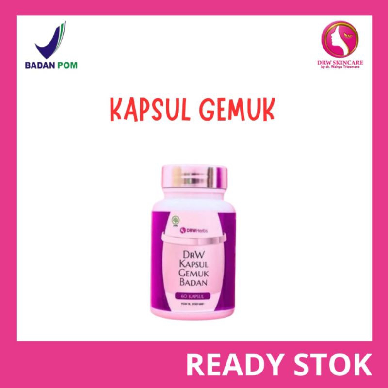 DRW Skincare Kapsul Penggemuk Badan [ Menambah nafsu makan ]Original BPOM