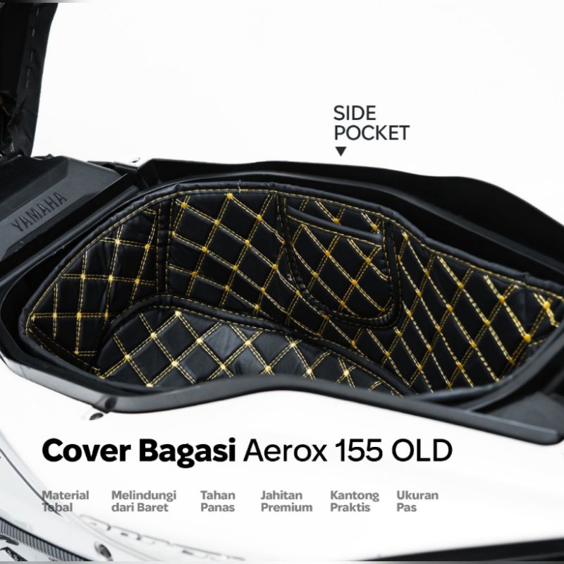 cover bagasi yamaha aerox old sarung bagasi bawah jok aerox lama