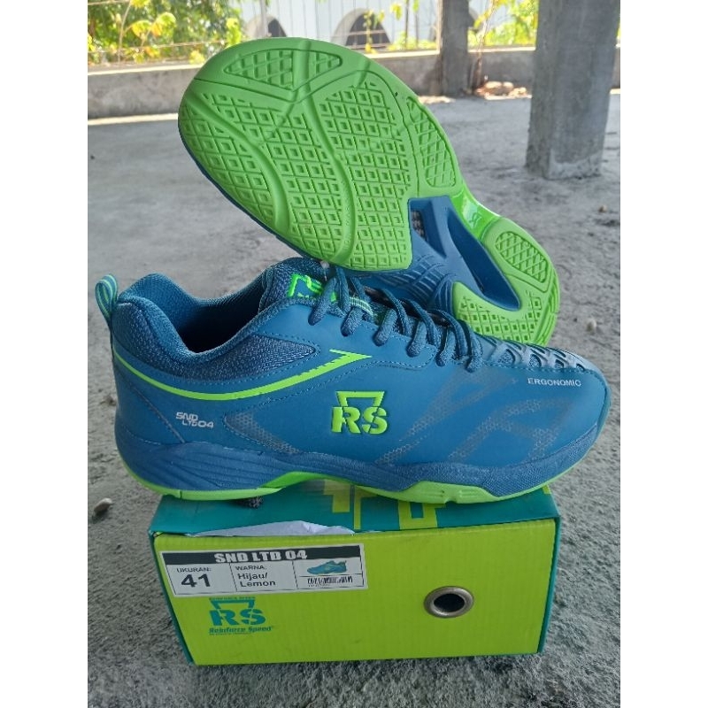 sepatu badminton RS SND LTD 04 original obral