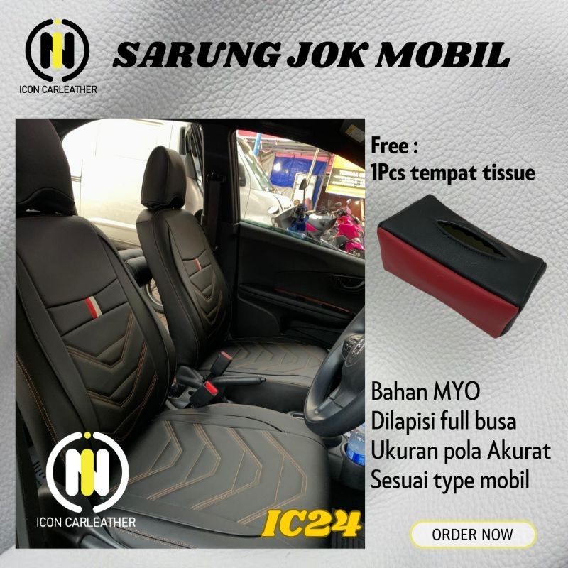 Sarung jok mobil cover jok agya ayla ignis brio vios rocky raize splash mirage hyundai i10 grand i10