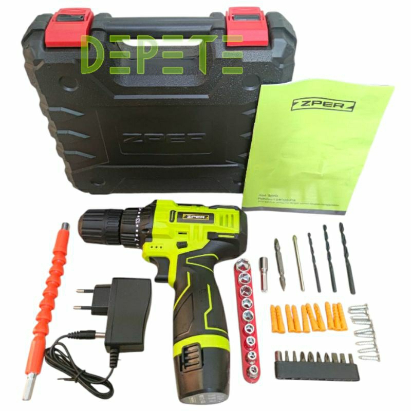 ZPER Bor Cordless 12V Brushed 10mm