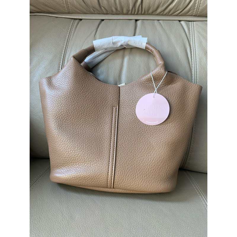 tas kulit wanita coklat