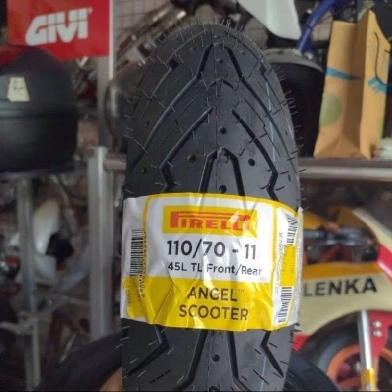 BAN PIRELLI ANGEL SCOOTER 110/70-11 TUBLESS MOTOR VESPA/BAN MOTOR PIRELLI/BAN VESPA PIRELLI