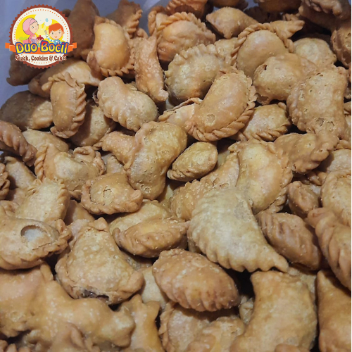 

SARIKAYA Pastel Udang Gurih Renyah (Toples 600ml) - Duo Bocil Snack