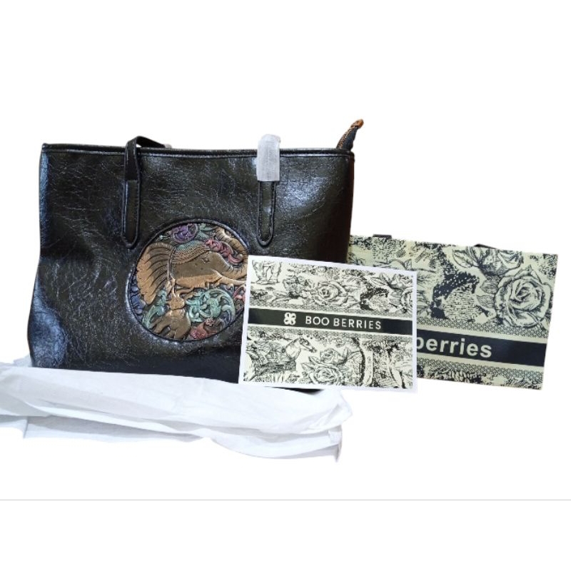 Tote Bag Kekinian Boo Berries Logo Gajah