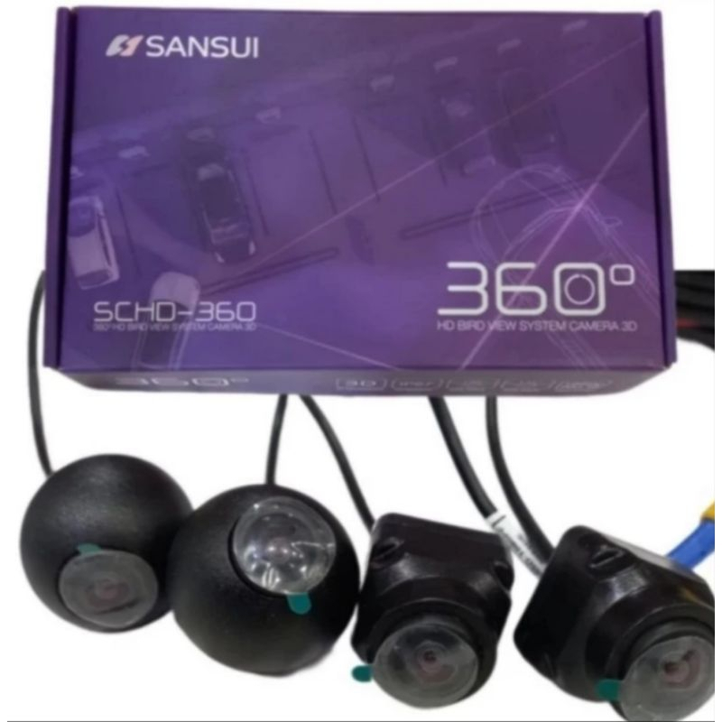 SANSUI Kamera Mobil 360° Panoramic Camera - Kamera 360 SANSUI