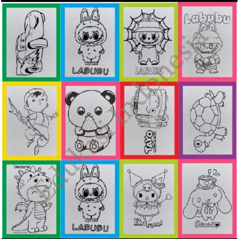 

STEROFOAM LUKIS ISI 30 UKURAN 30X40 LIST LAKBAN