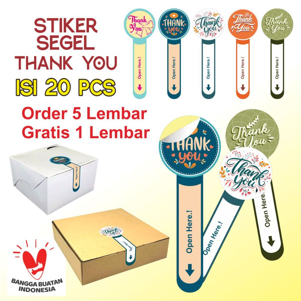 

Cetak Stiker Segel Botol [ stiker segel toples [ kue kering ] kemasan makanan [ stiker thakyou