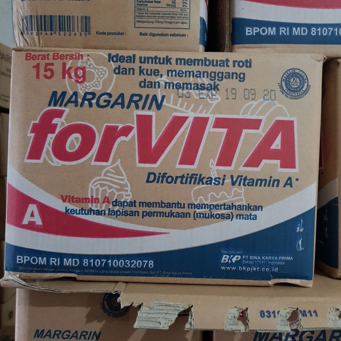 

MENTEGA FORVITA 15KG MARGARIN / MARGARINE 15 KG ( EKSPEDISI )