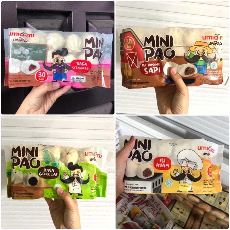 

MINI PAO ISI COKLAT , DAGING SAPI , STRAWBERRY