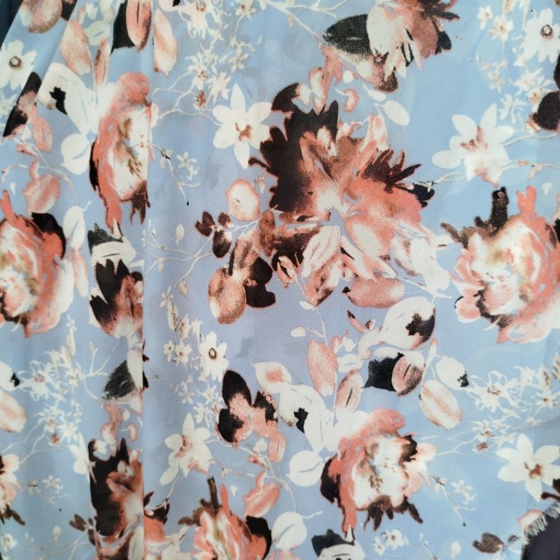 bahan sifon motif - kain sifon import - Bahan sifon motif - kain sifon import - bahan kerudung - kai