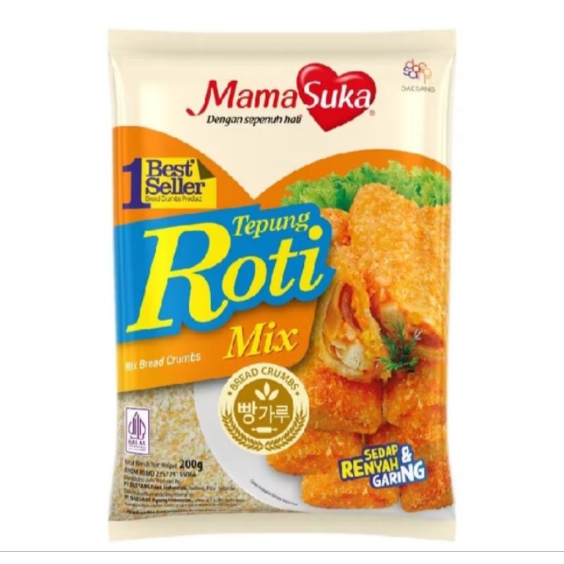 

MamaSuka Tepung Roti Mix 200gr