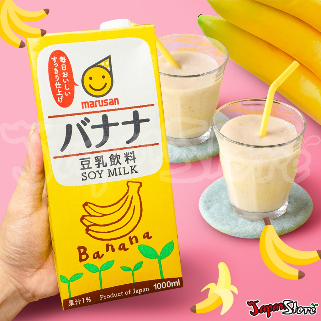 

Marusan Soymilk Banana 1 Liter [Susu Kedelai Rasa Pisang]