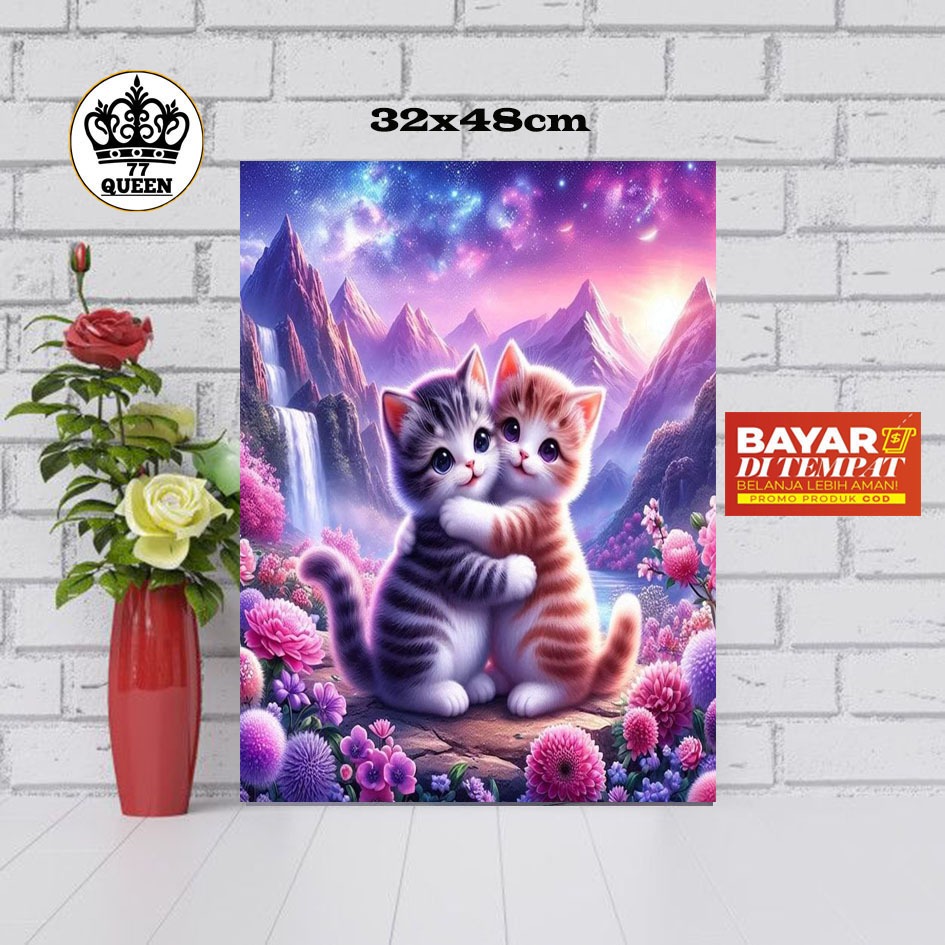 POSTER GAMBAR KUCING/POSTER DINDING GAMBAR KUCING/PAJANGAN DINDING/HIASAN DINDING/WALLDECOR
