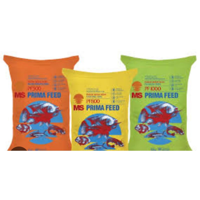 PRIMA FEED PF500/PF800/PF1000 PAKAN IKAN BIBIT GUPPY CUPANG LELE NILA 250 GRAM