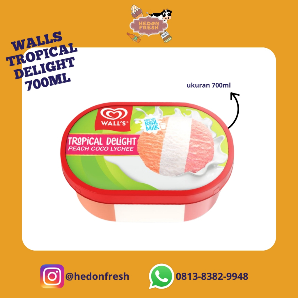 

Ice Cream Walls Tropical Delight 700 ML