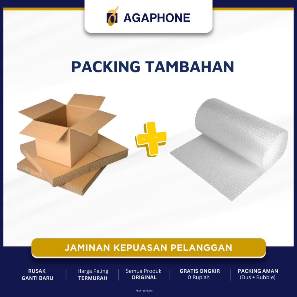 

Packing Tambahan - Dus - Kardus - Bubblewrap