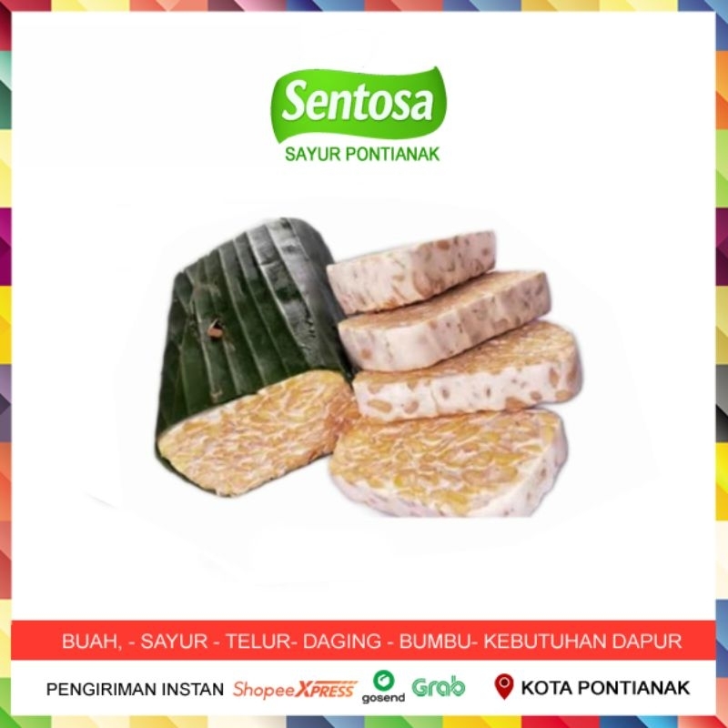 

Tempe / Tempeh Pasar Flamboyan Sentosa Sayur Pontianak