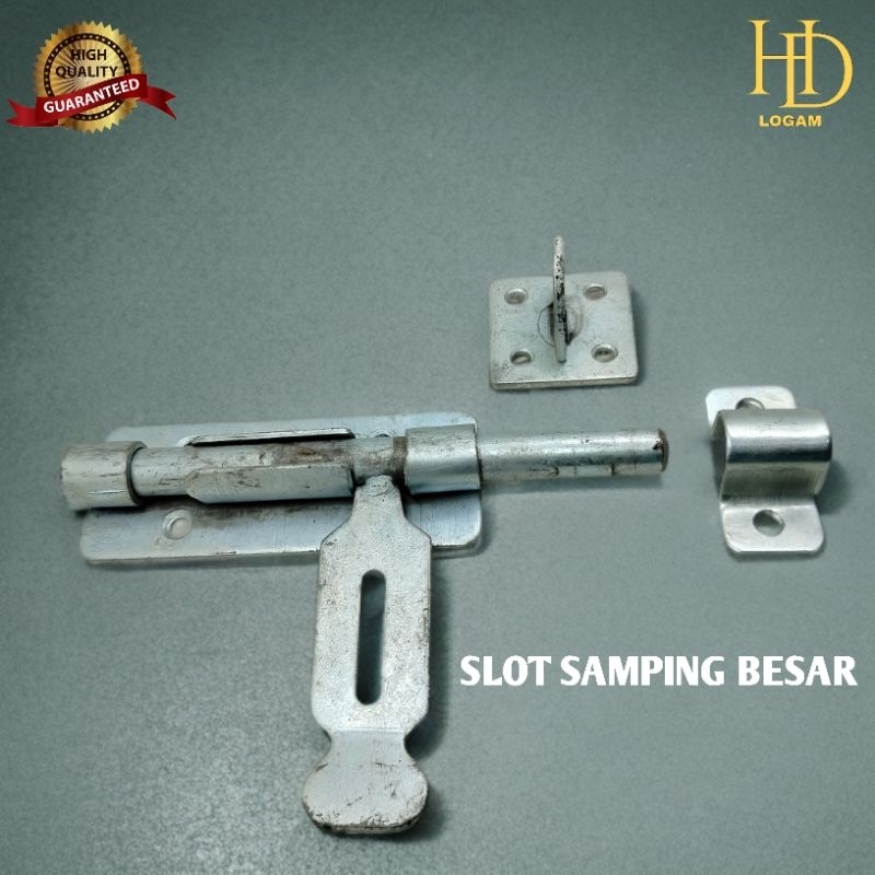 Slot pintu samping besar/Grendel besar untuk pintu kayu dan besi