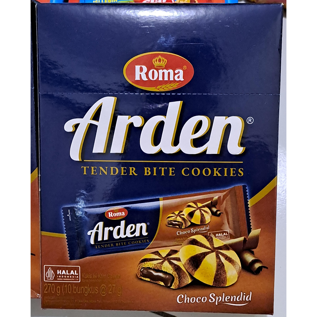

ROMA ARDEN TENDER BITE COOKIES 270 GRAM ISI 10 PCS