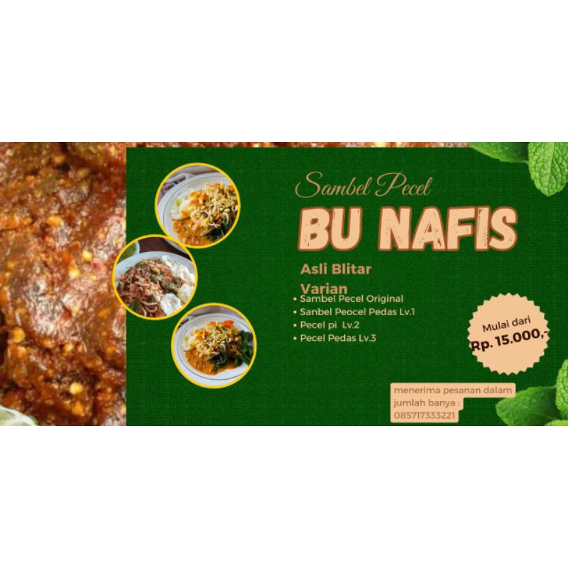

Sambal Kacang Khas Blitar,,, 500gr