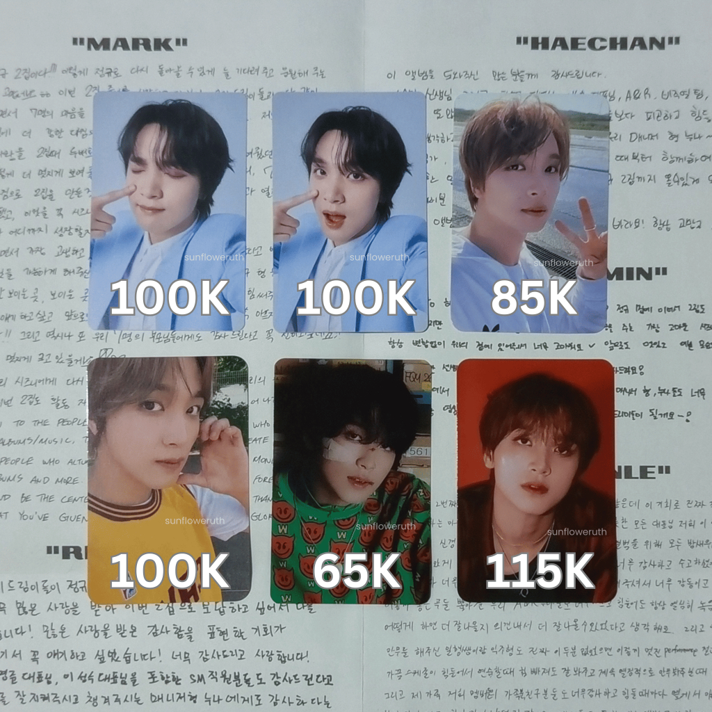 [READY STOCK] HAECHAN • Photocard Haechan • NCT 127 • NCT Dream • MD TDS3 JAPAN • WALK  • MD SG25  •