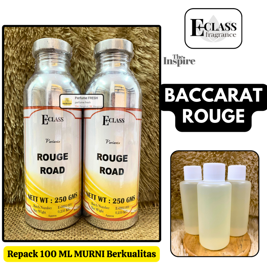 Bibit Parfum BACCARAT ROUGE Repack 100 ML MURNI ECLASS Fragrance - Bibit Parfum Murni - BACCARAT K 2
