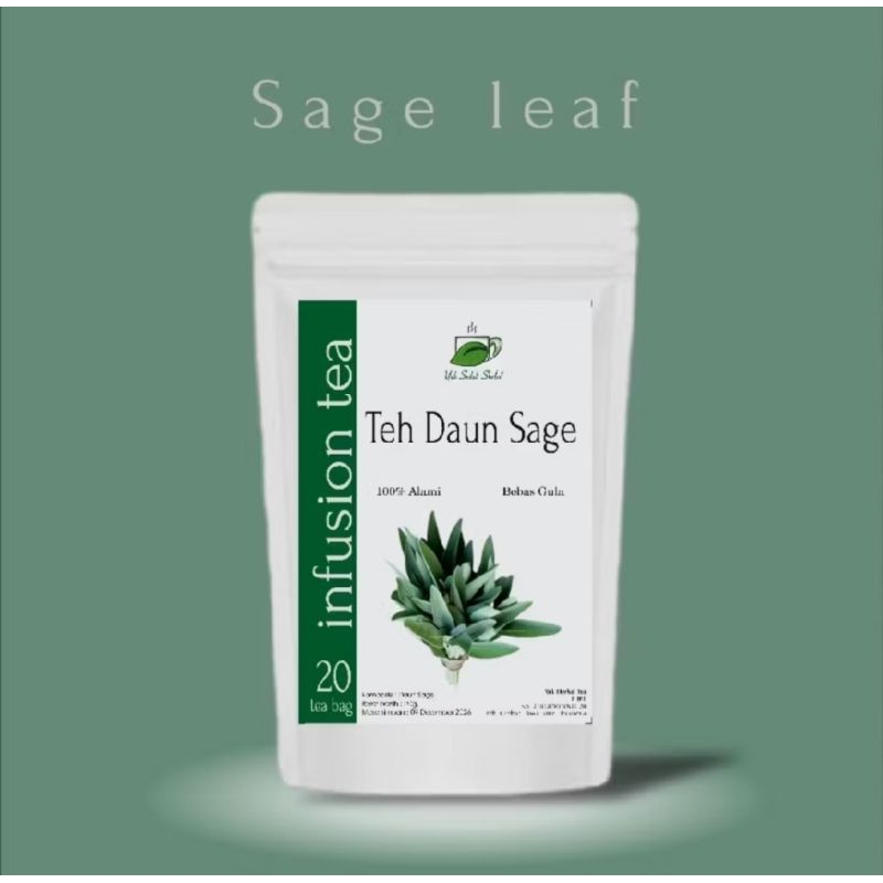 

SAGE LEAF TEA / TEH DAUN SAGE ( 20 tea bag )