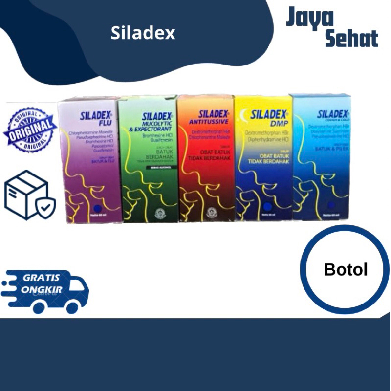 Siladex Batuk flu/ Batul Berdahak/ Batuk Tidak Berdahak