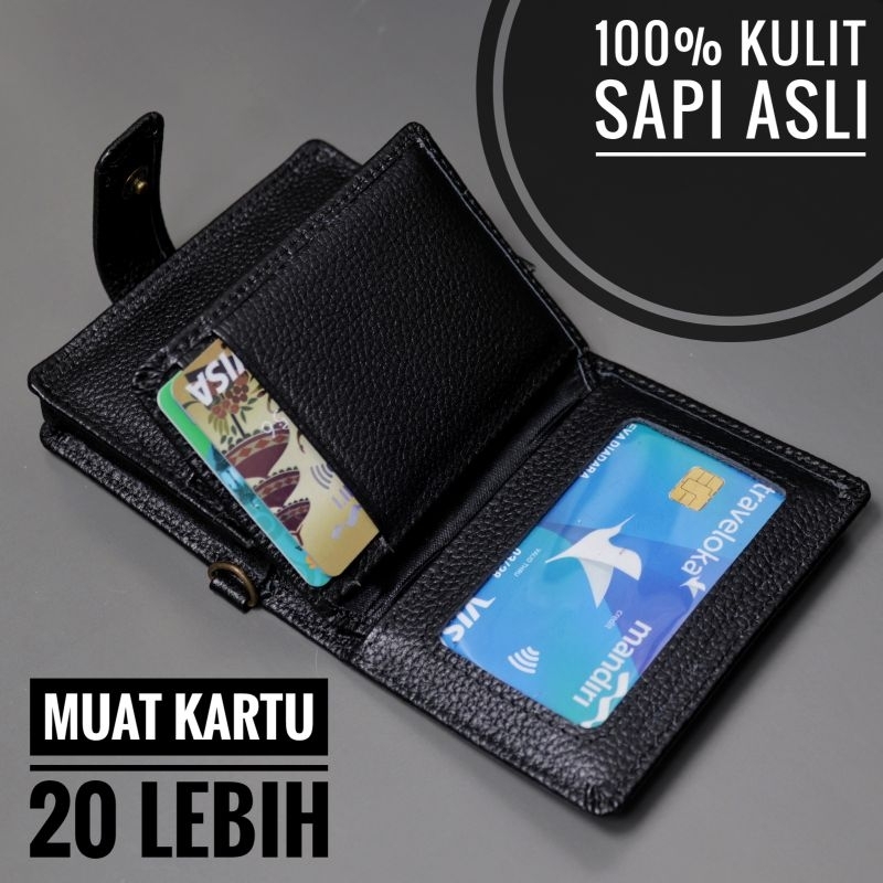 Dompet Kartu Kulit Pria Wanita Dompet Kartu Kulit Asli Dompet Kartu Kulit Sapi 002