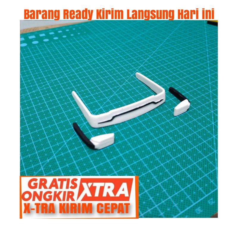 Bando Dan Spion Jet Bus HD3+SET PNP READY WARNA HITAM GLOSSY MINIATUR BUS BUS BASURI TINGGAL PASANG 